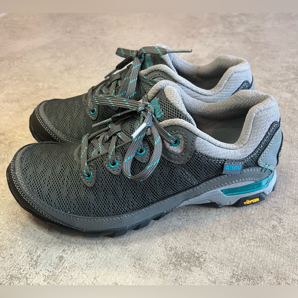 Teva Ahnu Women's Sugarpine II Air Mesh Dark Shadow Grey Hiking Shoes 1019233